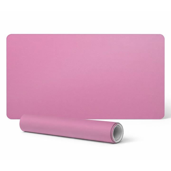 Mousepad Tulup, roz pastel, 100x50cm