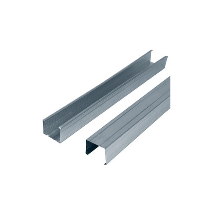 Profil pentru gipscarton CD60/CW60, 0.5mm grosime, 3 metri / pachet 48 buc