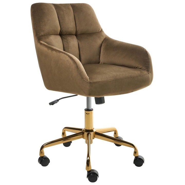 Scaun de birou Palmdale Catifea Maro