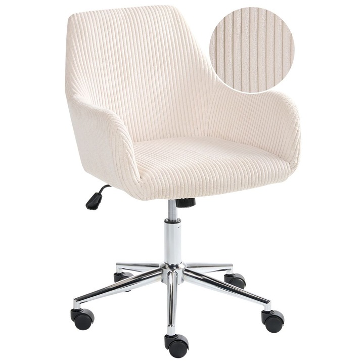 Scaun ergonomic Wellston Velur Bej deschis