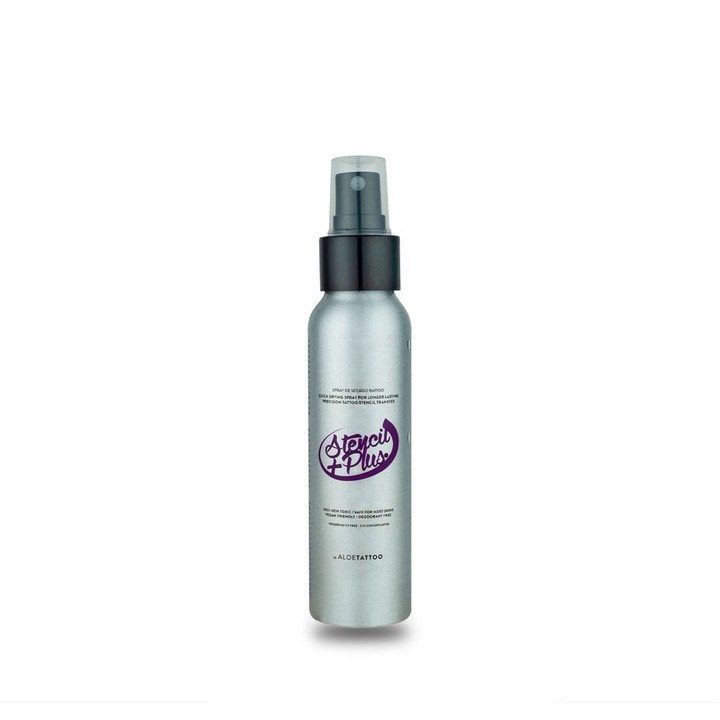 Spray transfer sablon tatuaj, Aloe Tattoo Stencil Plus Spray, 100ml