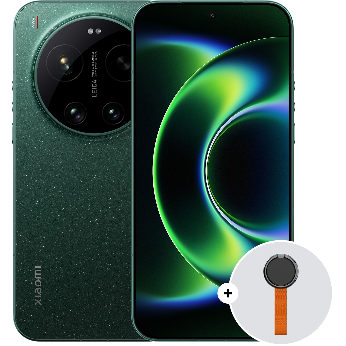 Telefon mobil Xiaomi 17 Ultra, 5G, 16GB RAM, 512GB ROM, Verde +