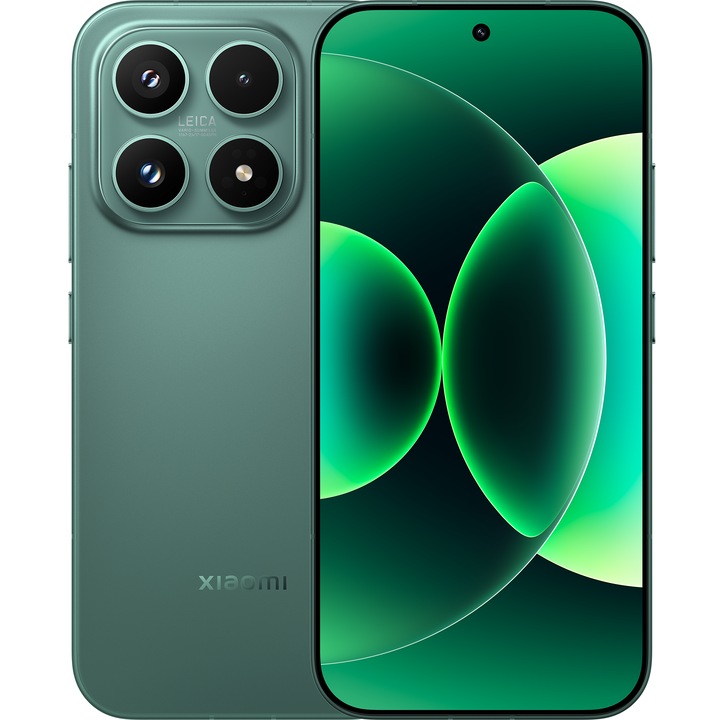 Смартфон Xiaomi 17, 5G, 12GB RAM, 512GB ROM, Тъкана каишка с ринг стойка, Зелен