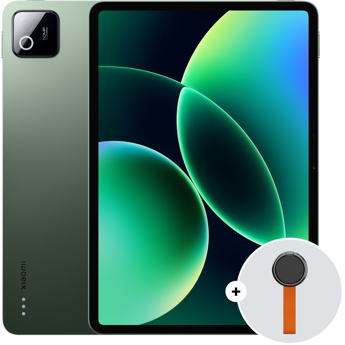 Tableta Xiaomi Pad 8 Pro, WI-FI, 8GB RAM, 256GB ROM, Verde + Woven Strap Ring Stand
