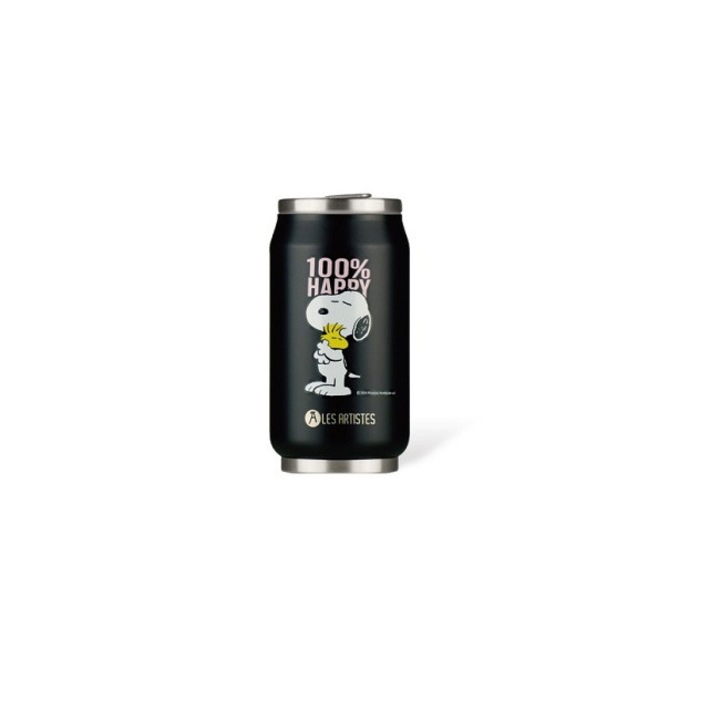 Termos, Les Artistes Happy Snoopy, inox, 280ml, design dragut, rezistent la scurgeri