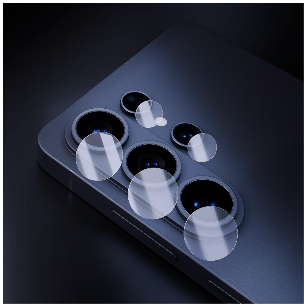 Folie protectie sticla securizata camera foto 3mk Lens Protection compatibila cu Samsung Galaxy S26 Ultra, Transparent