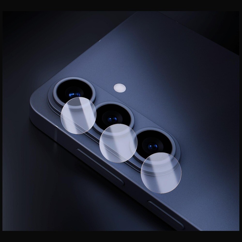 Folie protectie sticla securizata camera foto 3mk Lens Protection compatibila cu Samsung Galaxy S26, Transparent