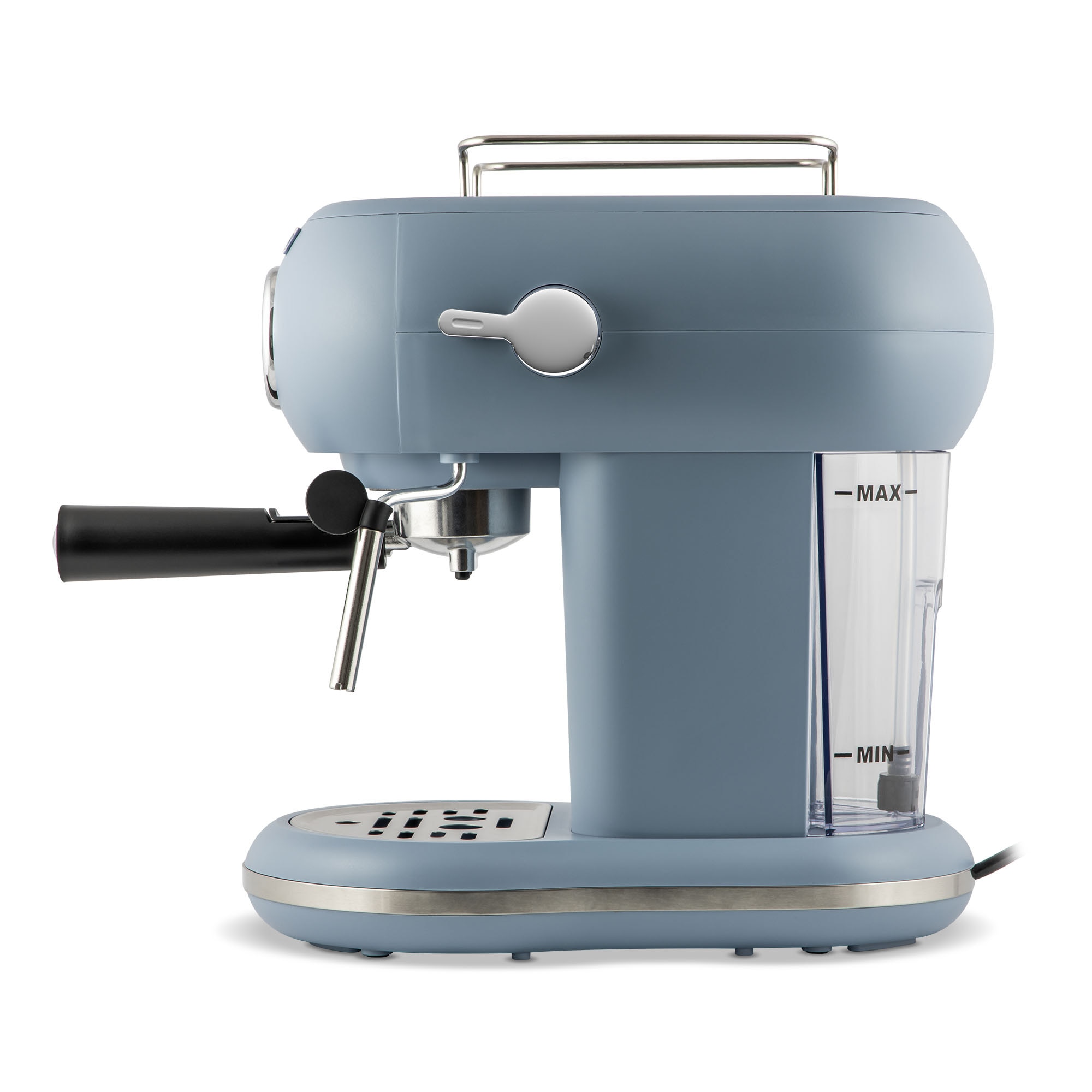 Expresor cafea Zass ZEM 15, 1100 W, 15 bar, rezervor 1.2 L, 2 cesti, Faded Denim