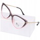 Ochelari fara dioptrii dama tip cat eye pentru computer cu filtru lumina albastra