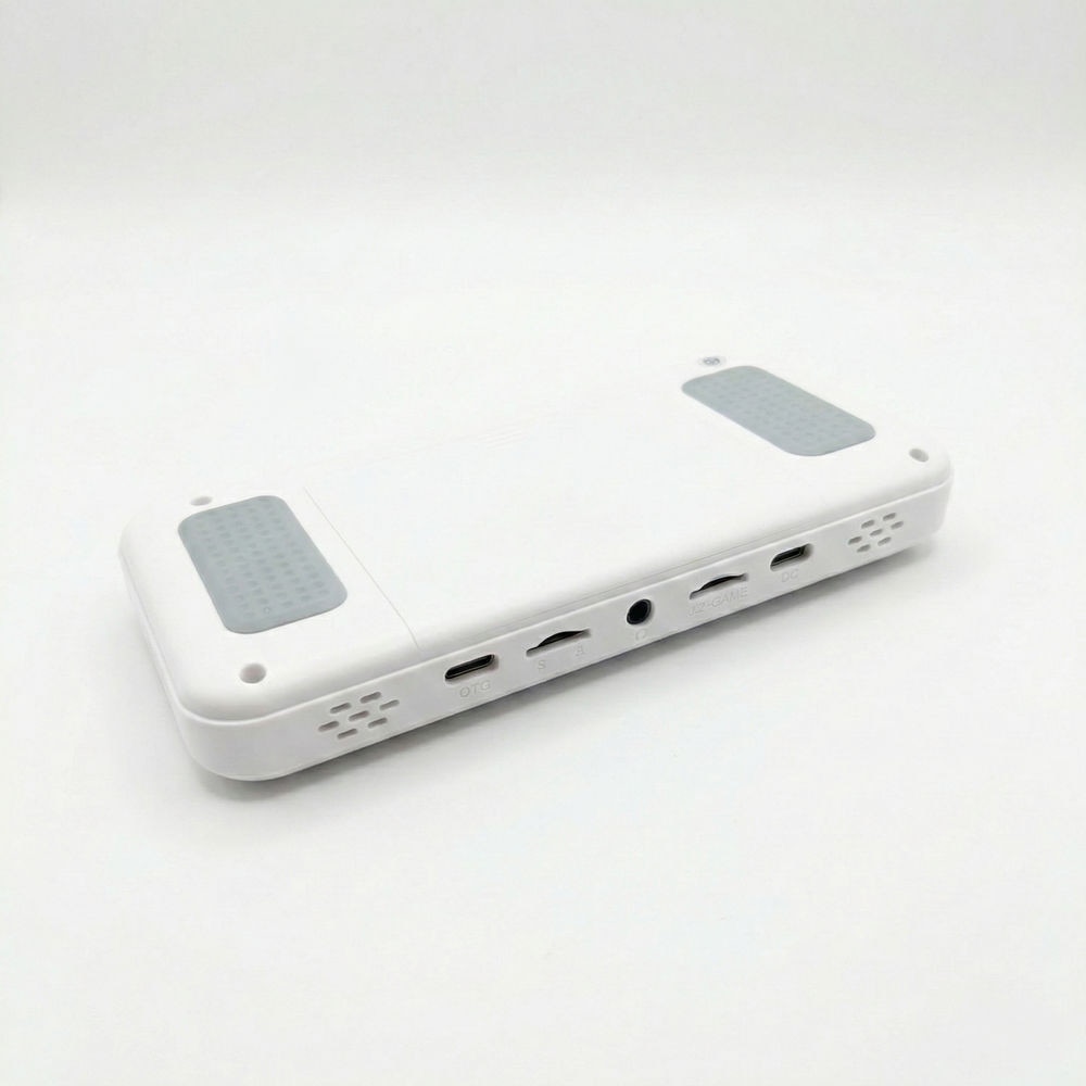 Consola retro portabila R36H 64GB cu jocuri, quad core Cortex-A53 1.5GHz, 1GB DDR3, IPS LCD 3.5" 640x480, 3000 mAh, alb