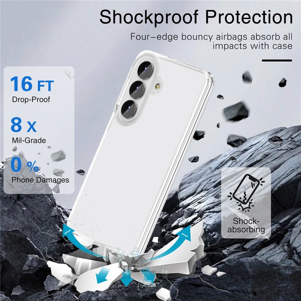 Husa din Silicon pentru Samsung Galaxy S26, Anti-Ingalbenire, Crystal Clear Transparency, Rezistenta si Protectie, Transparenta