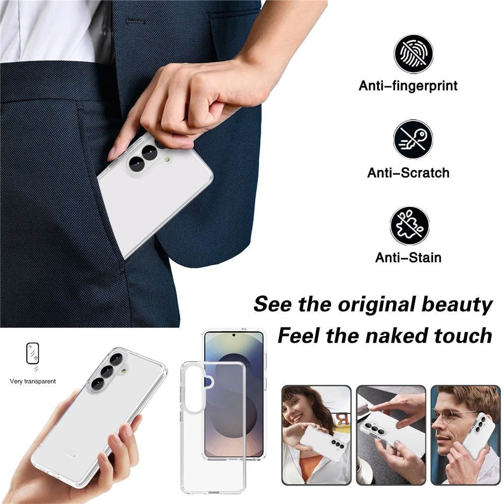 Husa din Silicon pentru Samsung Galaxy S26, Anti-Ingalbenire, Crystal Clear Transparency, Rezistenta si Protectie, Transparenta