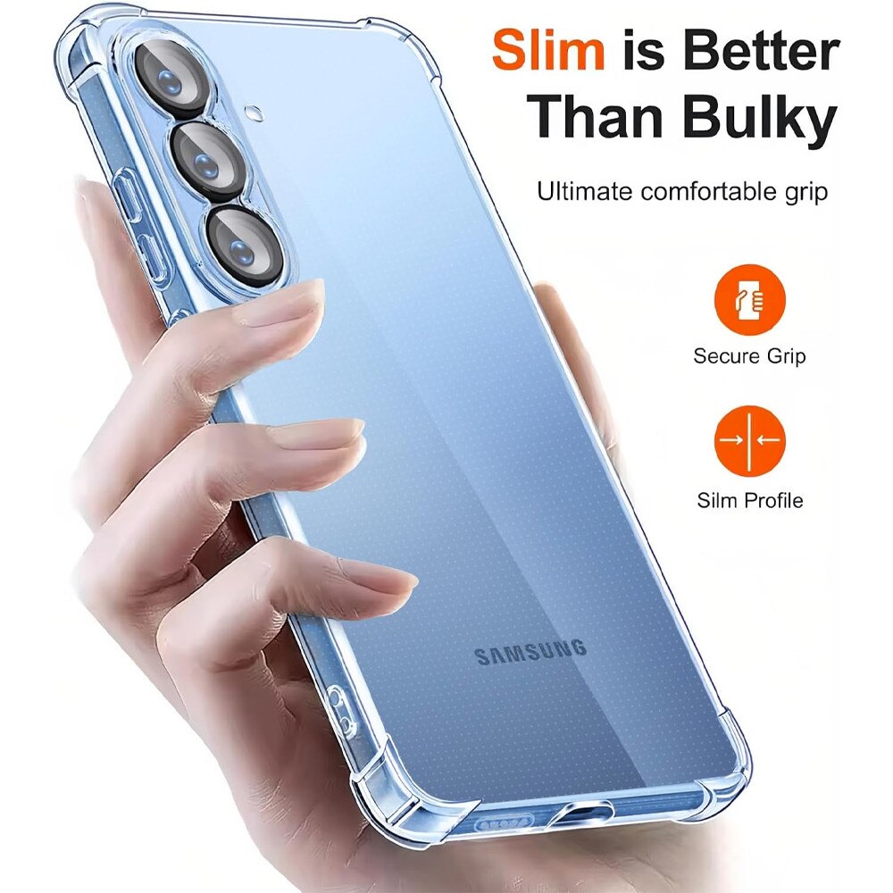 Husa din Silicon AntiShock pentru Samsung Galaxy S26, Anti-Ingalbenire, Crystal Clear Transparency, Rezistenta si Protectie, Transparenta