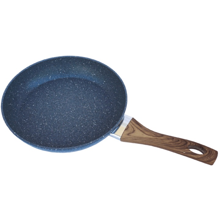 Tigaie Synmore, 24 cm, aluminiu marmorat, antiaderenta