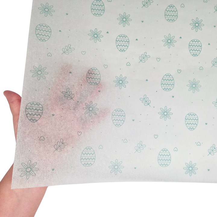 Set 25 bucati Hartie de matase model Paste Spring Meadow Mix, 17g, 50 x 75cm