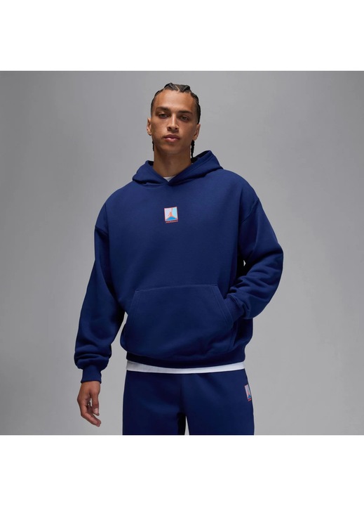 Hanorac barbati Jordan Brooklyn, croiala lejera, interior moale, albastru, bumbac/poliester