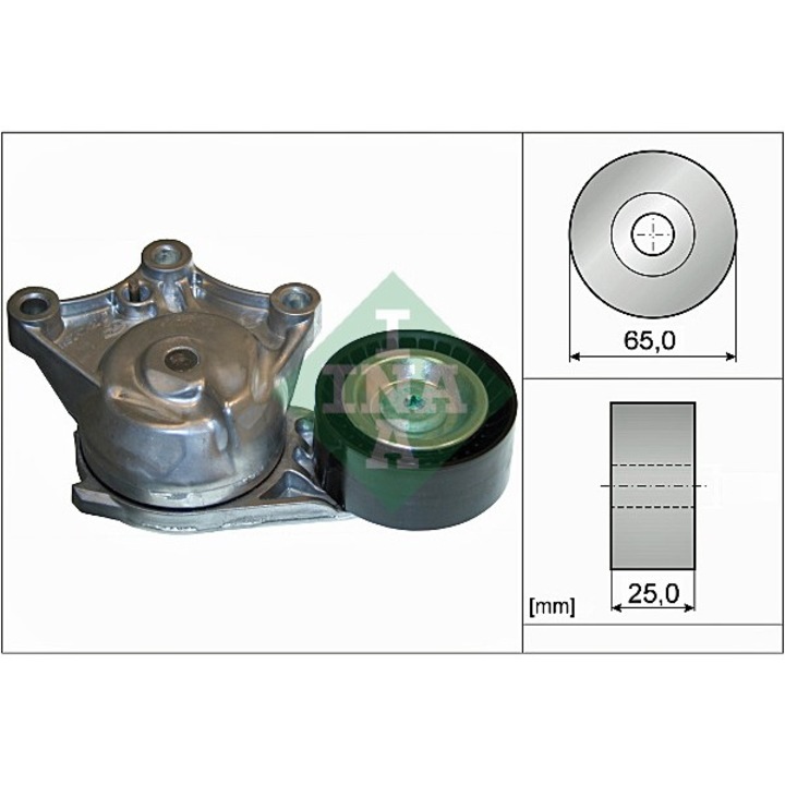 Intinzator curea transmisie, INA, 534 0428 10, diametru 65mm, latime 25mm, compatibilitate Citroen, Peugeot