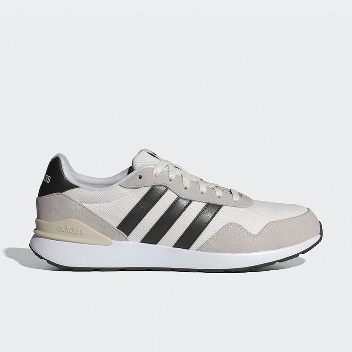 Tenisi barbati, adidas, RUN 60s 4.0, gri, material textil, talpa cauciuc, 47 1/3 EU