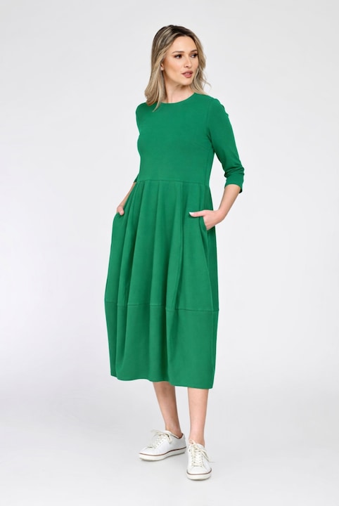 Rochie dama, Eranthe, baloon, verde, Verde