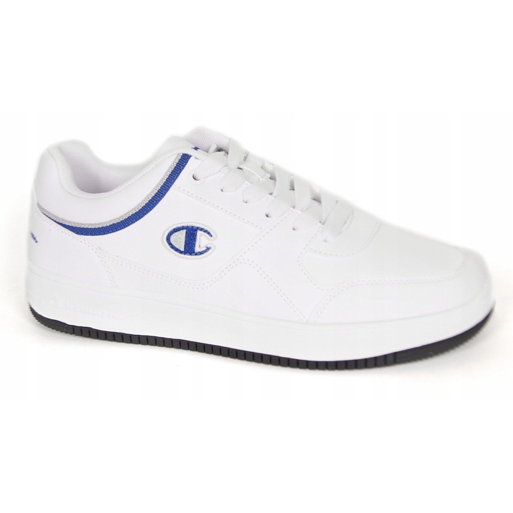 Pantofi sport Champion, Rebound Low, alb, sintetic, pentru alergare, barbati, 42.5 EU