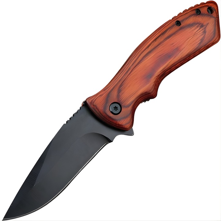 Cutit pliabil pentru exterior CE - 39439 - Maro / Negru