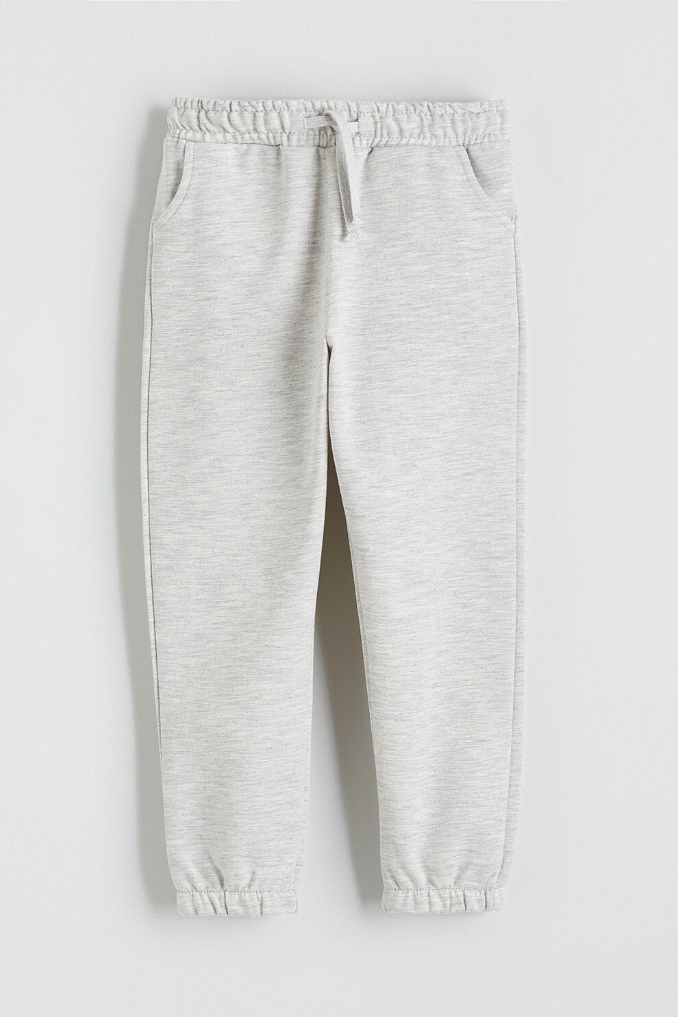 LC WAIKIKI, Pantaloni de trening cu buzunare oblice si model uni, Gri melange, 116-122 CM