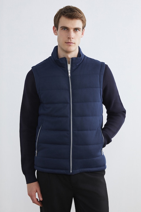 LC WAIKIKI, Vesta matlasata cu buzunar interior, Bleumarin, XL