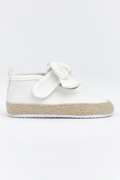 LC WAIKIKI, Balerini cu velcro si funda, Alb optic