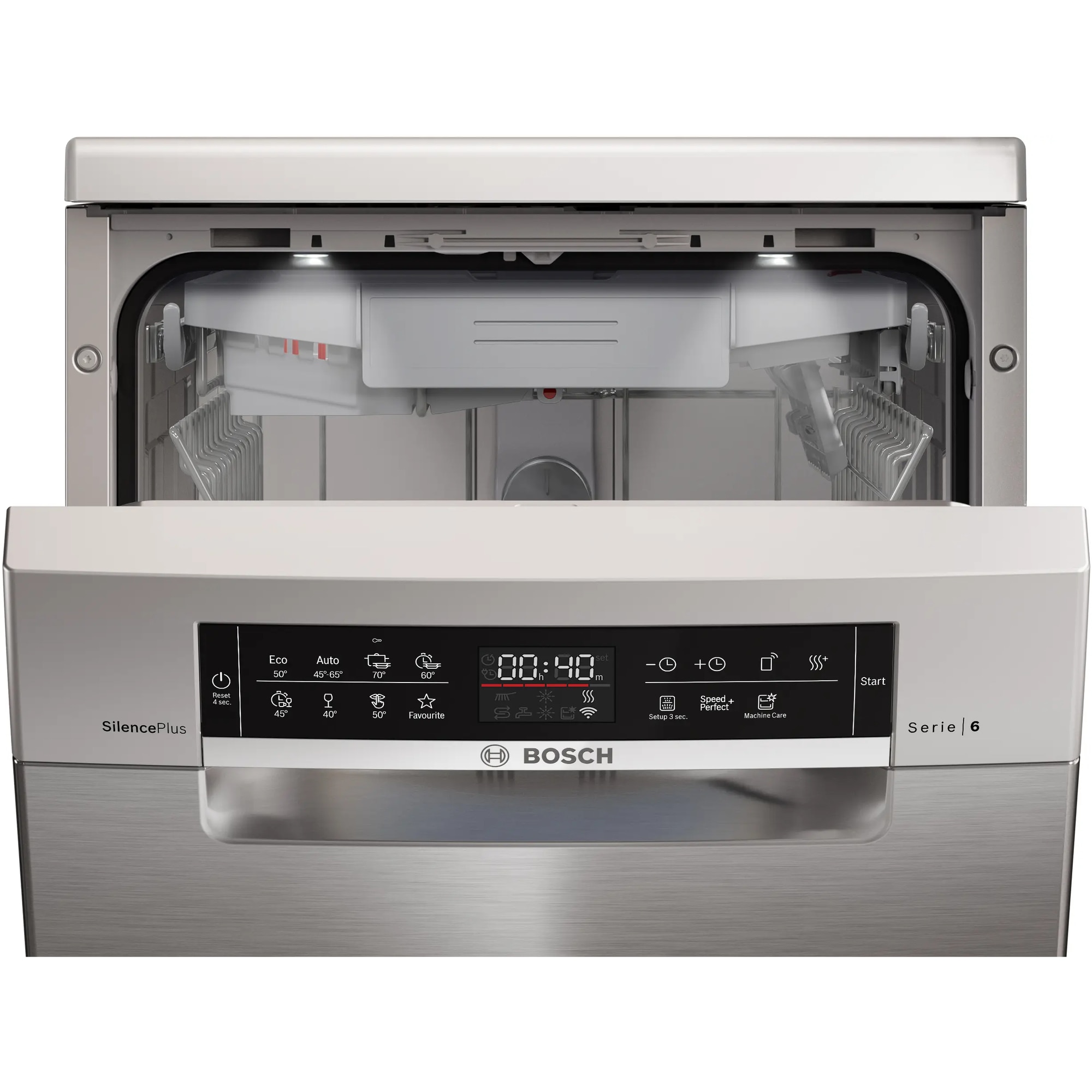 Masina de spalat vase Bosch SPS6EMI21E, 60cm, inox
