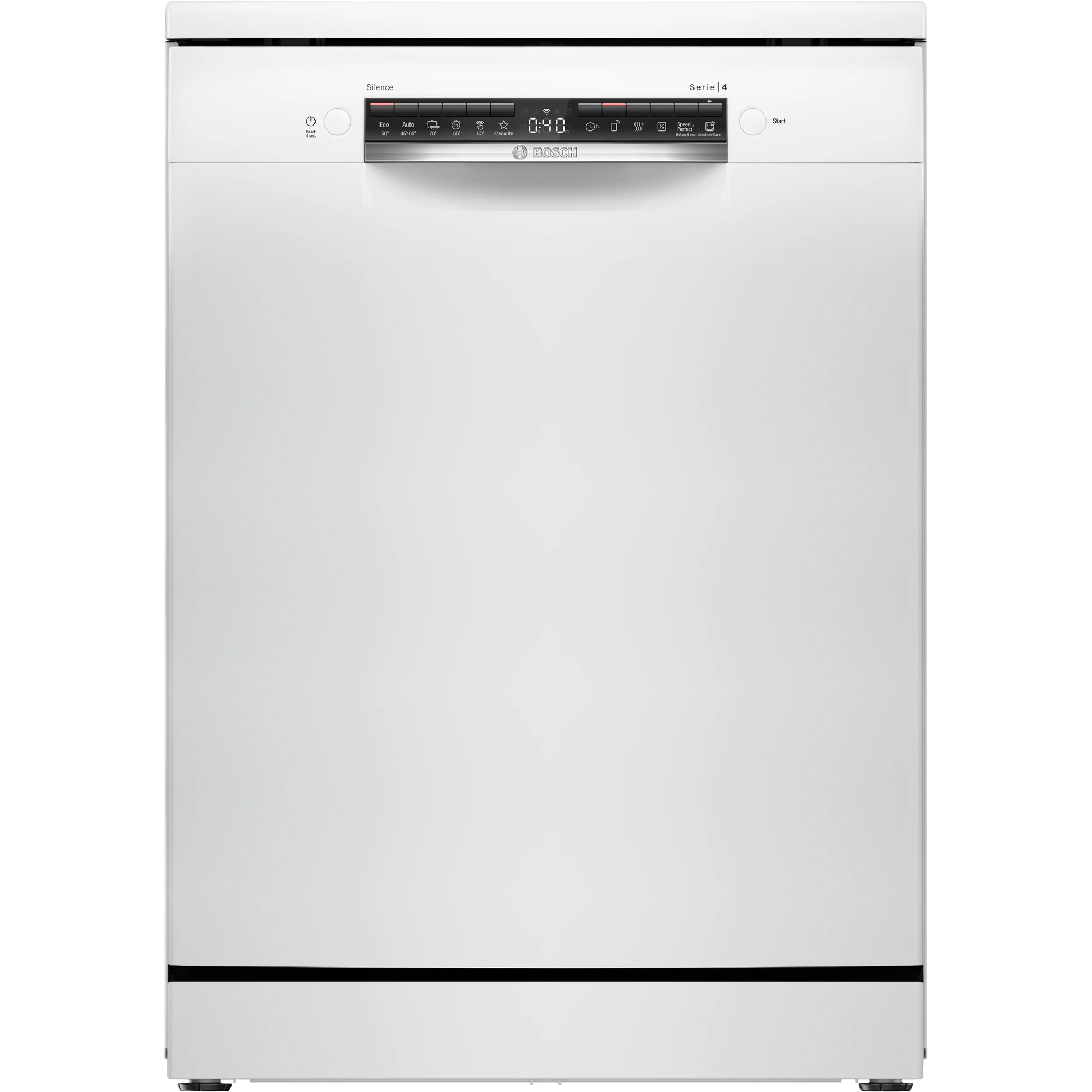 Masina de spalat vase Bosch SMS4HVW14E, 14 seturi, 6 programe, Home Connect, ExtraDry, Hygiene Plus, EcoSilence Drive, DosageAssist, Clasa C, 60 cm, Alb.