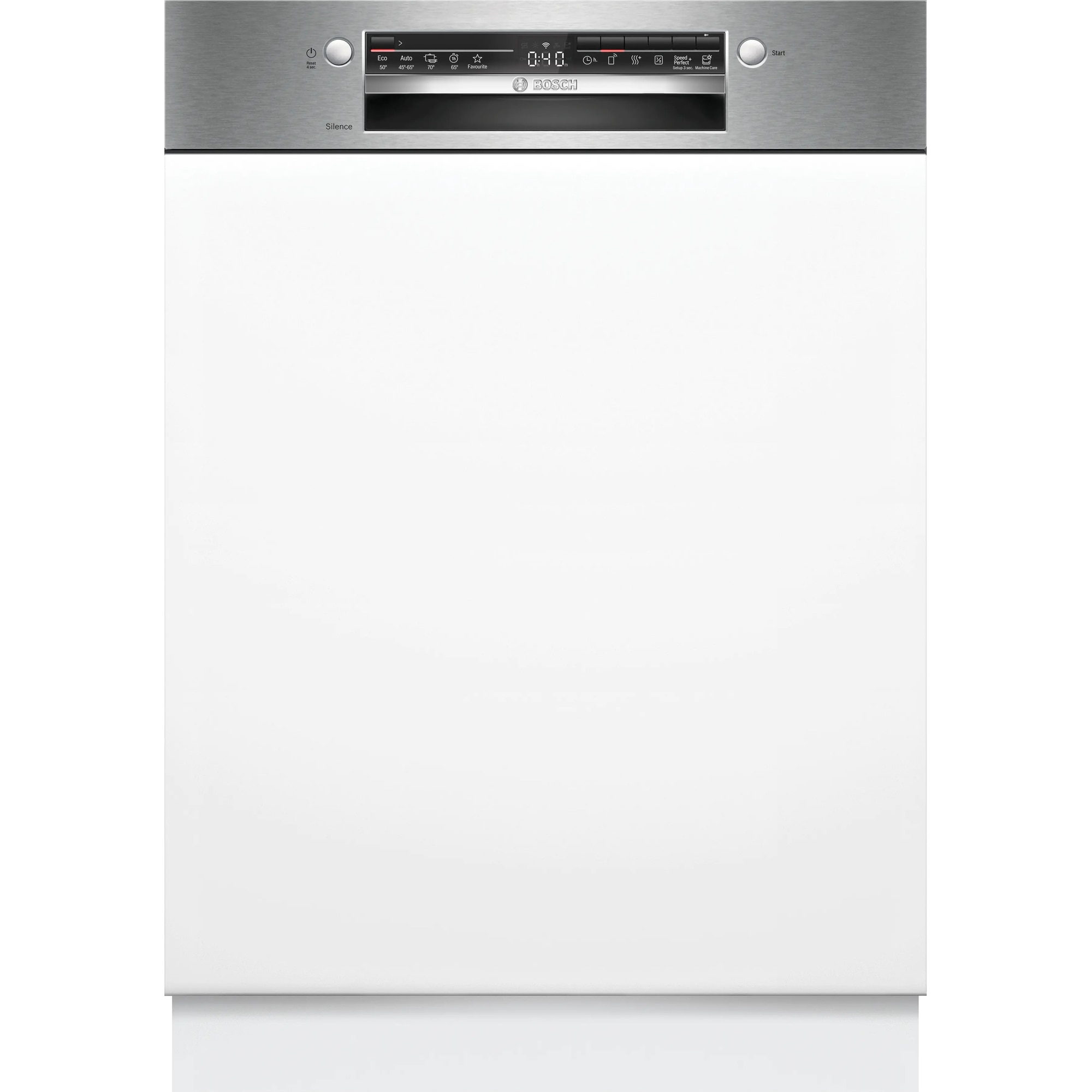 Masina de spalat vase incorporabila Bosch SMI2HTS06E, 13 seturi, 5 programe, Clasa C, 60 cm, EcoSilence Drive, Siguranta copii, Home Connect