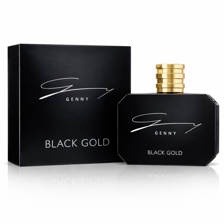 Genny Black Gold női eau de parfum, EDP, 100 ml, virágos-aldehides, meleg akcentusok