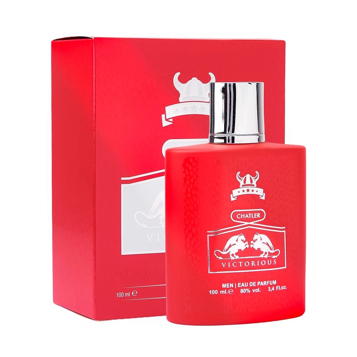 CHATLER Victorious férfi eau de parfum, EDP, 100 ml, citrusos, fás