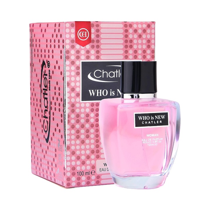 CHATLER Who Is New női parfümvíz, EDP, 100 ml, gyümölcsös-virágos, Lengyelországban gyártva