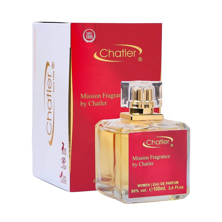 Unisex Eau de Parfum Chatler Mission Fragrance Brilliance Route 450, EDP, 100 ml, meleg és világos illat