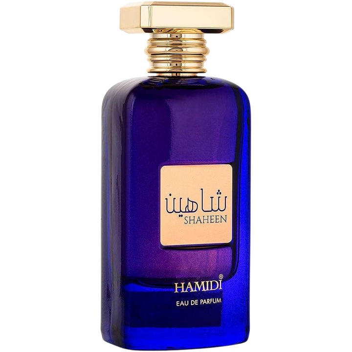 Унисекс парфюм, HAMIDI SHAHEEN, 100 мл, флорално-пикантен, синьо-златист