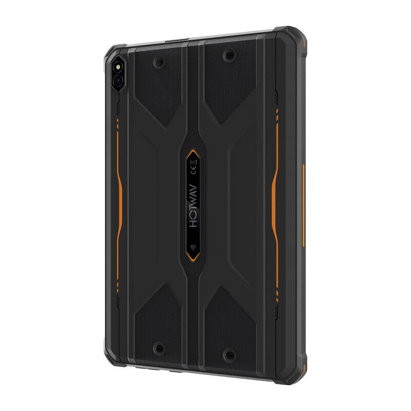Tableta HOTWAV TAB R8, 10.1 inch, 4GB RAM, 128GB, portocalie, rezistență IP68, baterie 10800mAh