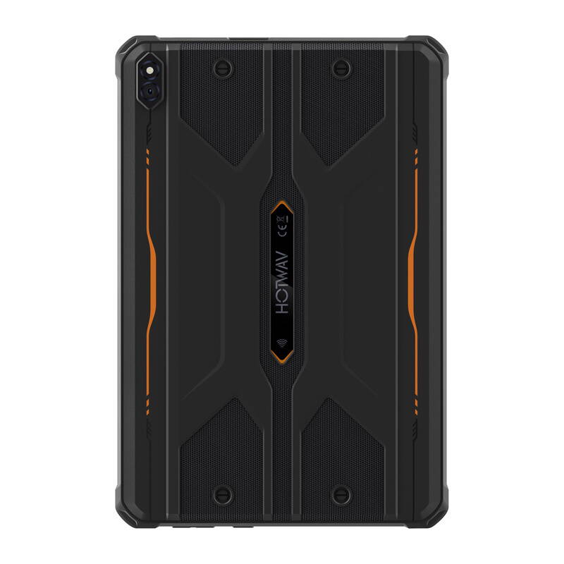 Tableta HOTWAV TAB R8, 10.1 inch, 4GB RAM, 128GB, portocalie, rezistență IP68, baterie 10800mAh