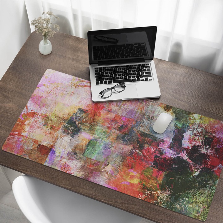 Подложка за мишка Tulup, 120x60cm, многоцветна, винил