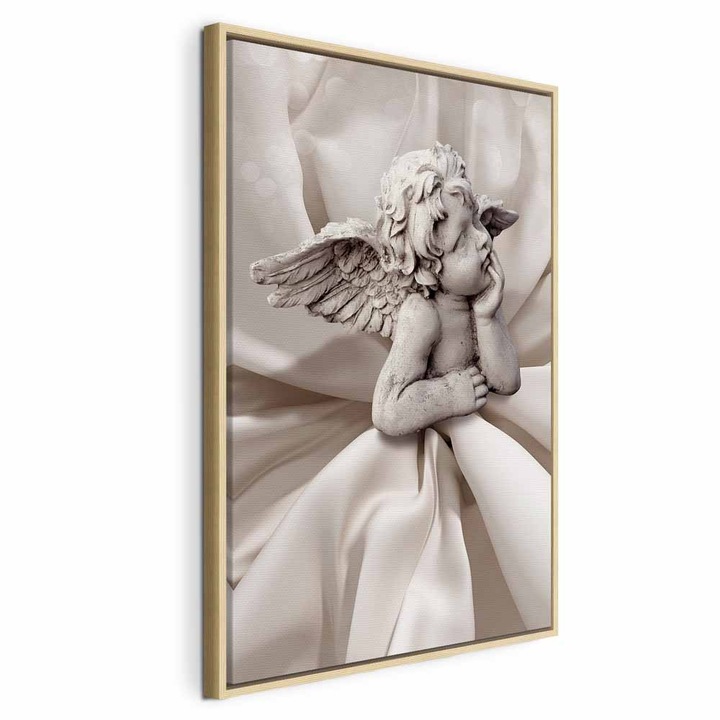 Картина в естествена дървена рамка - Love Thoughts - 80 x 120 см