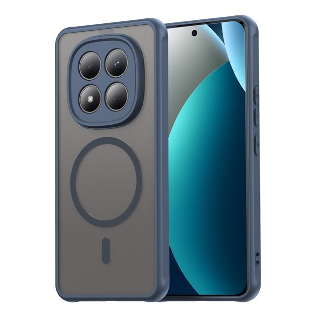 Husa Upzz® Halo Pentru Xiaomi Redmi Note 15 PRO 4G, Protectie Camere si Colturi, Super Rezistenta, Albastru Navy