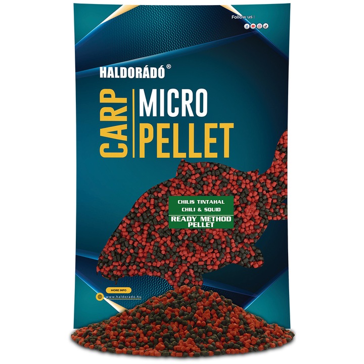 Пелети, Haldorado, Ready Method Pellet, 600гр, Chilli Squid