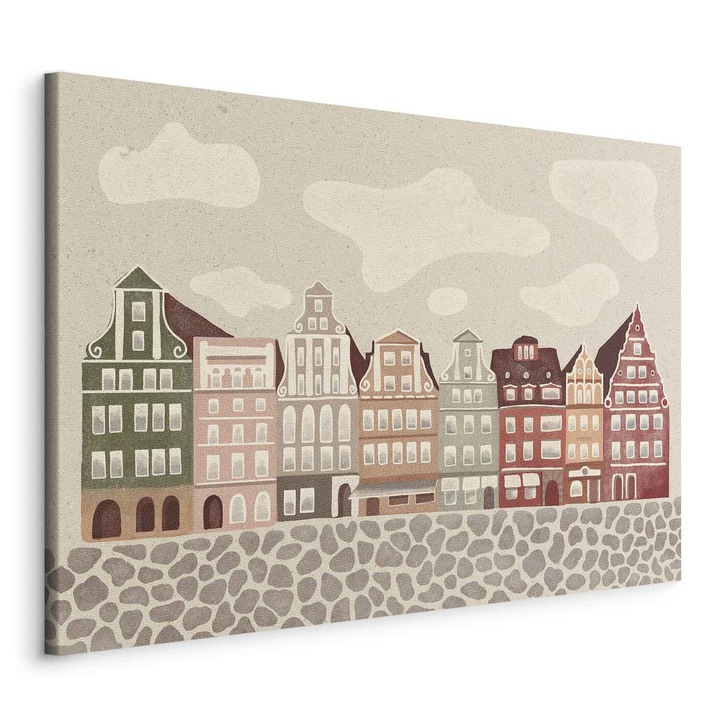 Olasz vászonkép - Salt Square - 90 x 60 cm