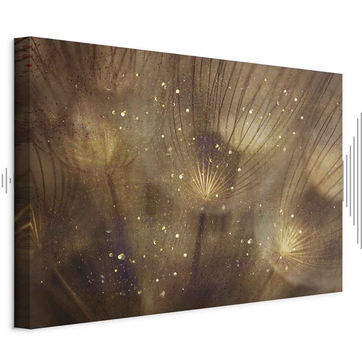 Tablou Acustic - Golden Dandelions - 30 x 20 cm