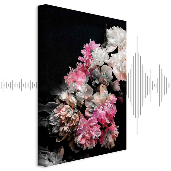 Tablou Acustic - Peony Charm - 20 x 30 cm