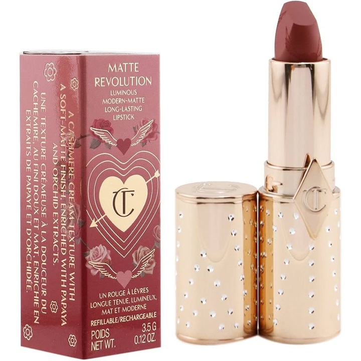 Червило Charlotte Tilbury Matte Revolution, червено