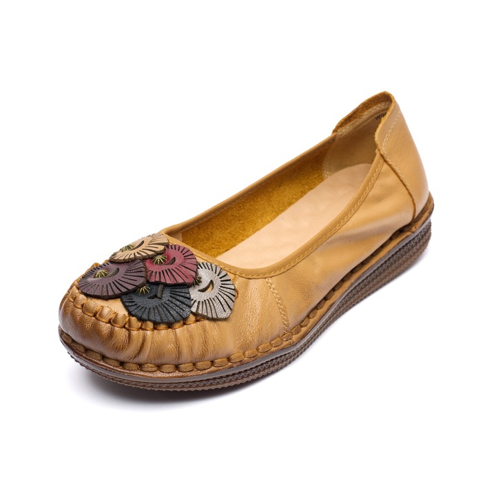 Pantofi piele dama W043309, Maro