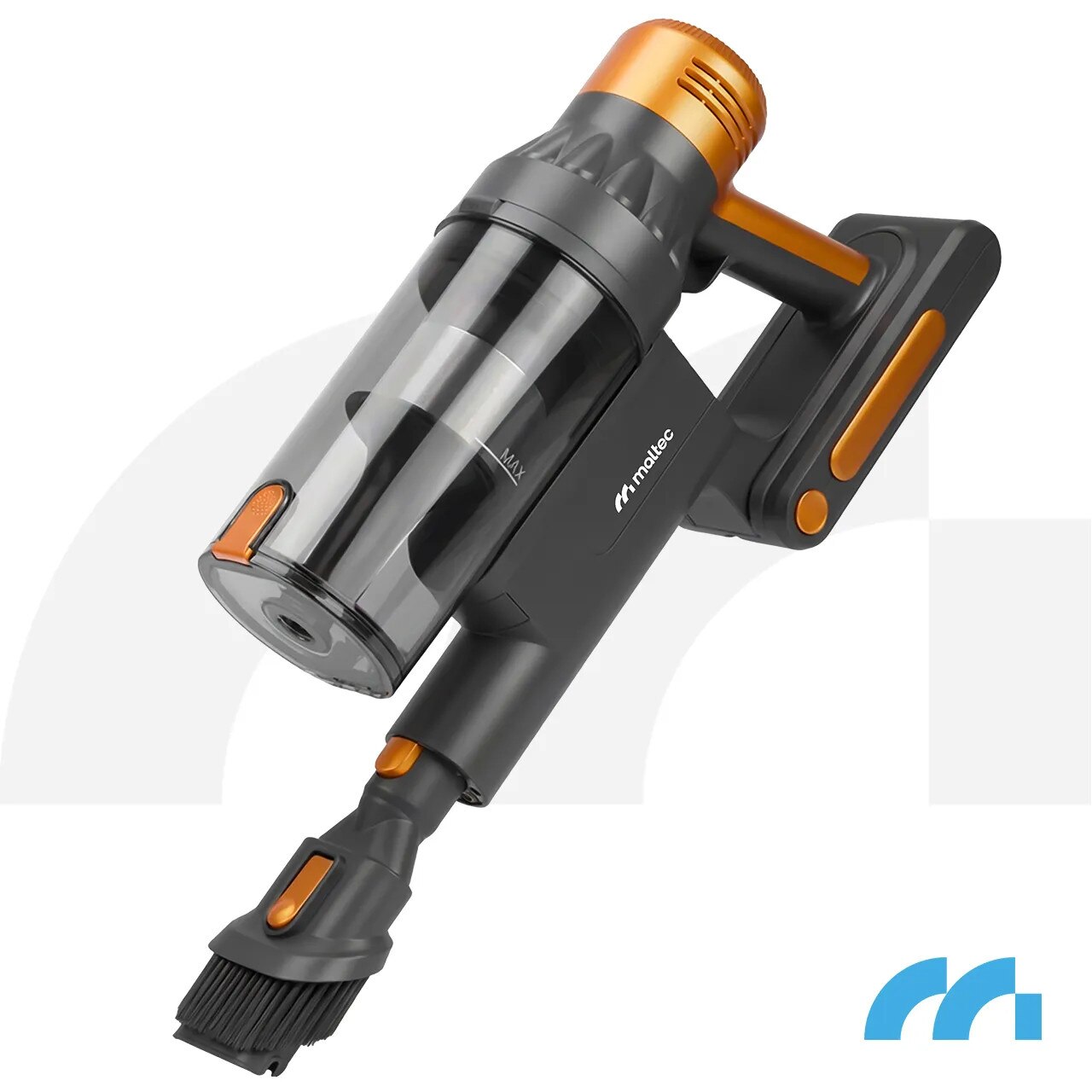 Aspirator vertical MalTec TURBOCYCLONE PRO4000, 500W, 3 în 1, perie electrică cu LED, rezervor 800ml, tub telescopic, bateria 2500mAh