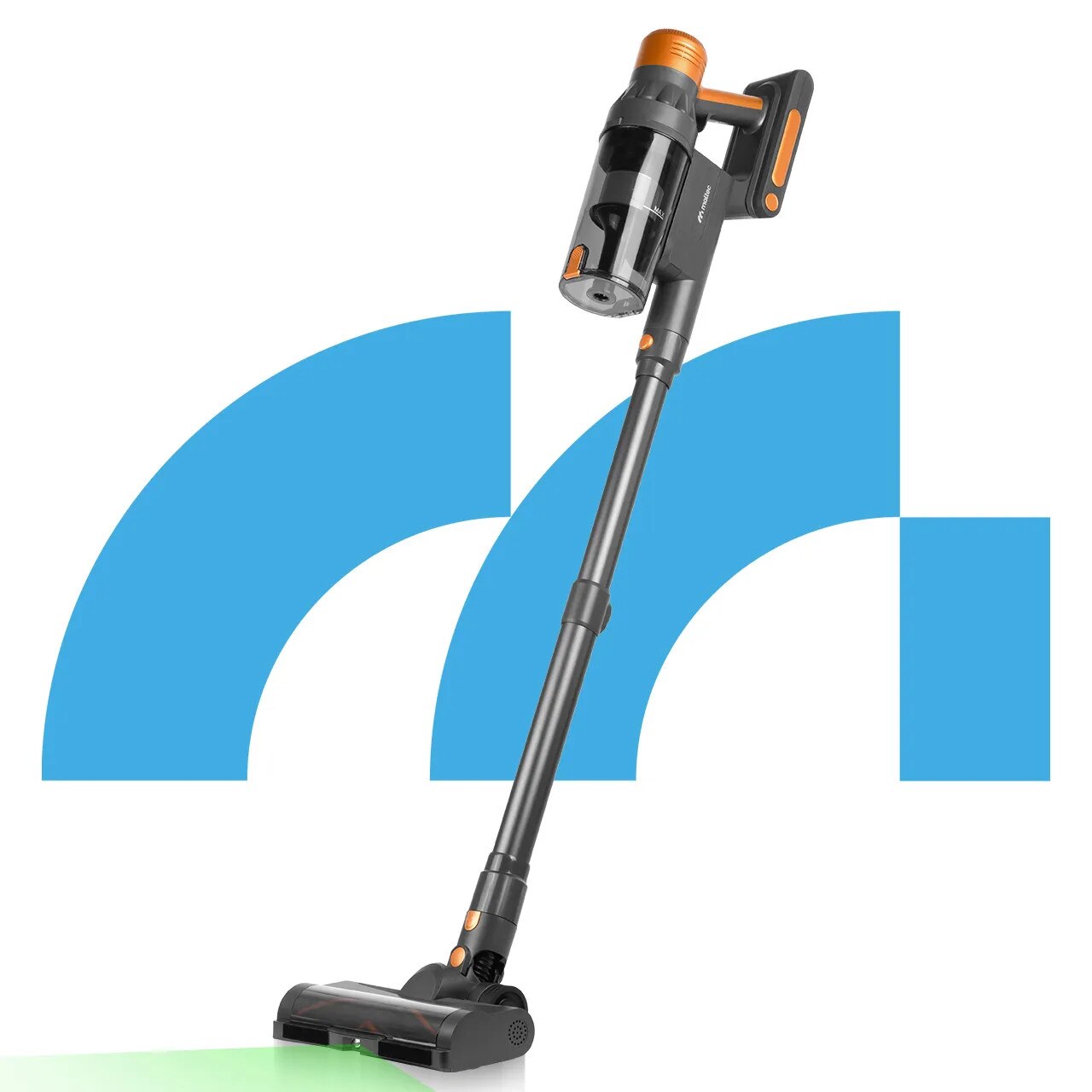 Aspirator vertical MalTec TURBOCYCLONE PRO4000, 500W, 3 în 1, perie electrică cu LED, rezervor 800ml, tub telescopic, bateria 2500mAh