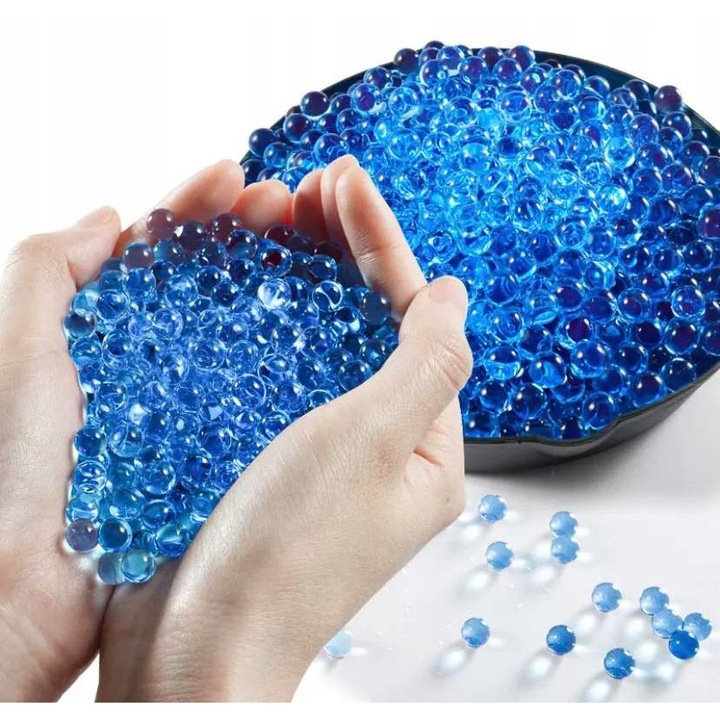 Set 50.000 bile gelatinoase 7-8 mm, pentru pistoale si carabine, colorate, sigure si ecologice